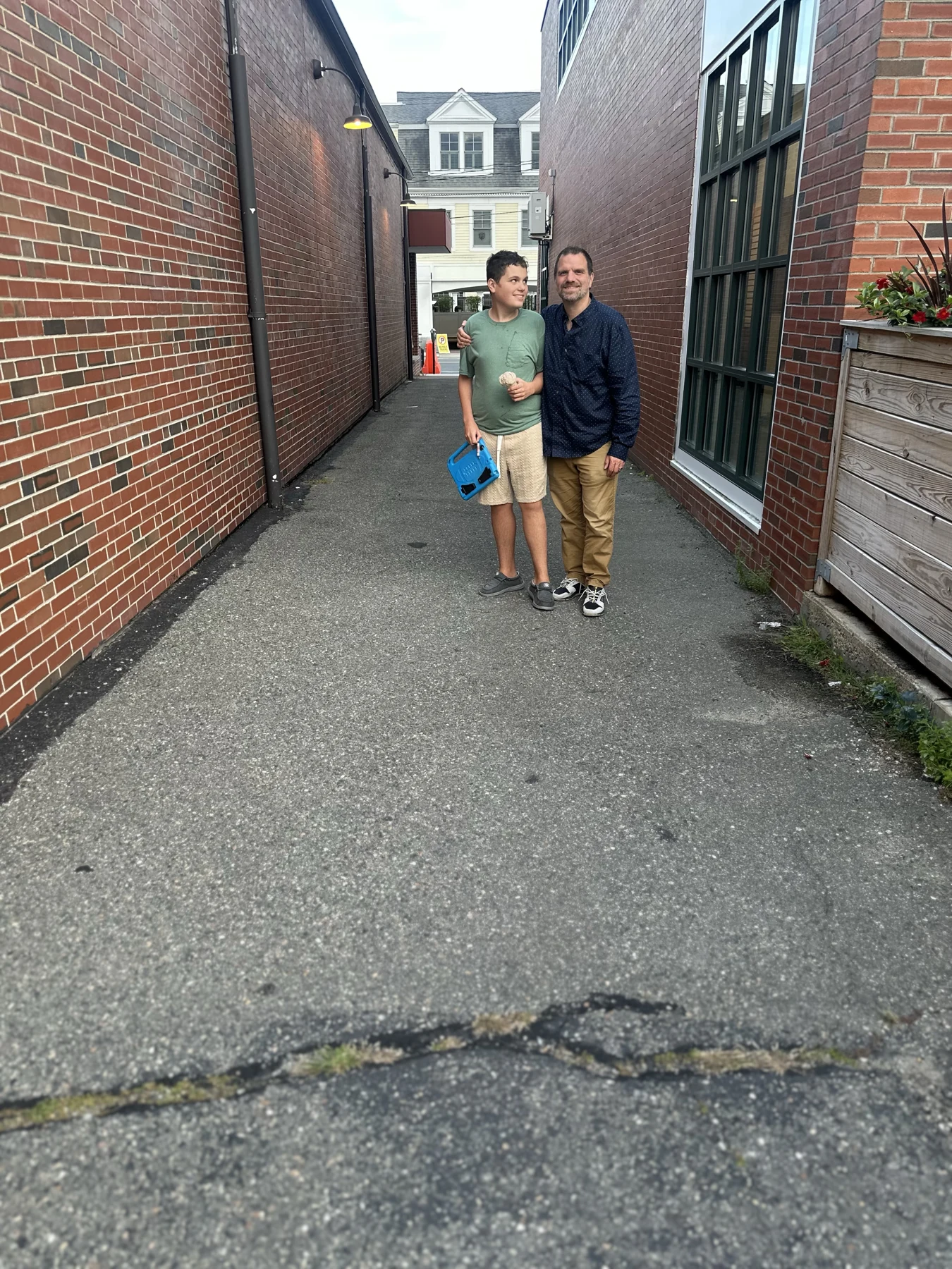 A real family ice-cream outing in Lexington, Massachusetts